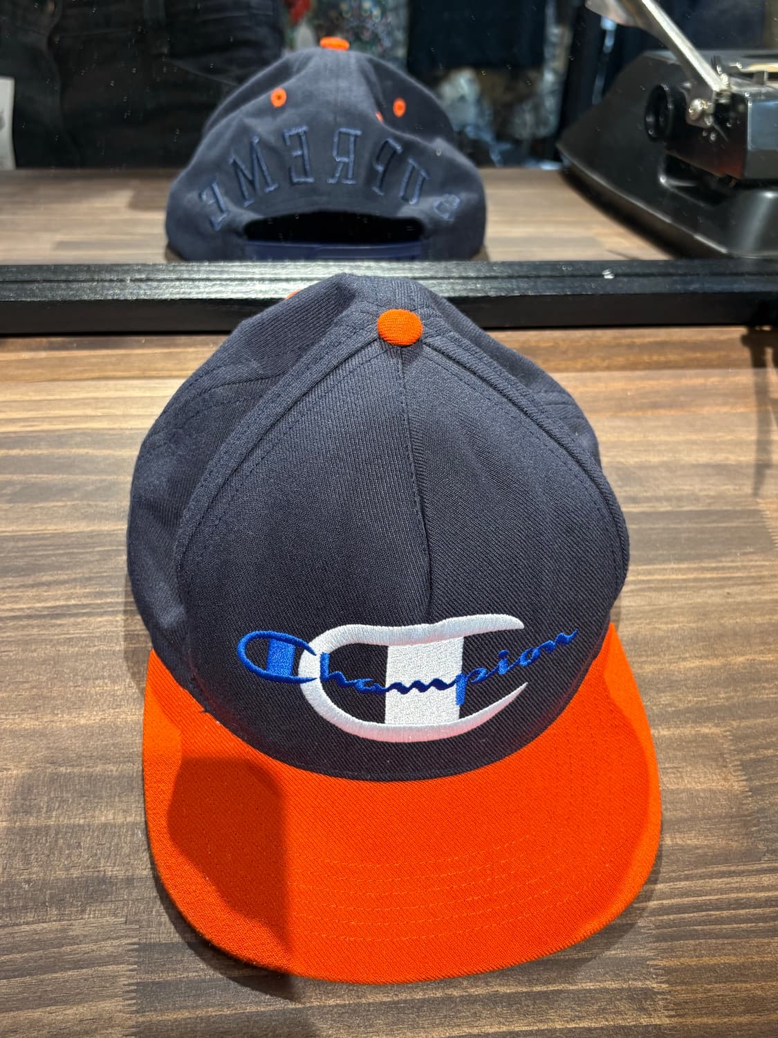 Champion X Supreme 캠프캡 스냅백  상품이미지1
