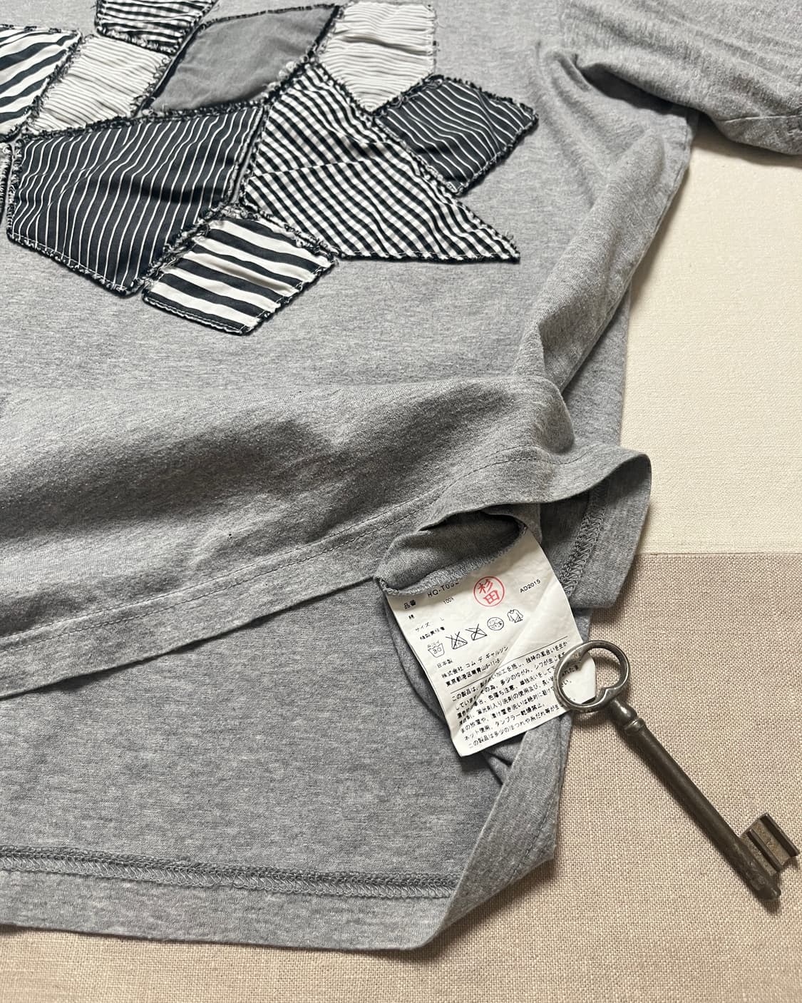 꼼데가르송 옴므 패치워크 티셔츠 comme des garcons 상품이미지6