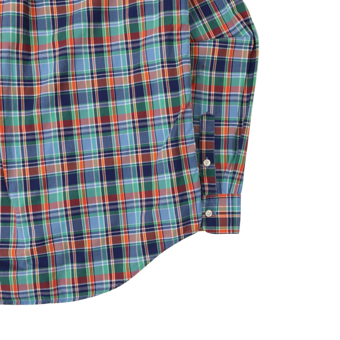 폴로 랄프로렌 블루 마드라스 체크 셔츠 상품이미지7