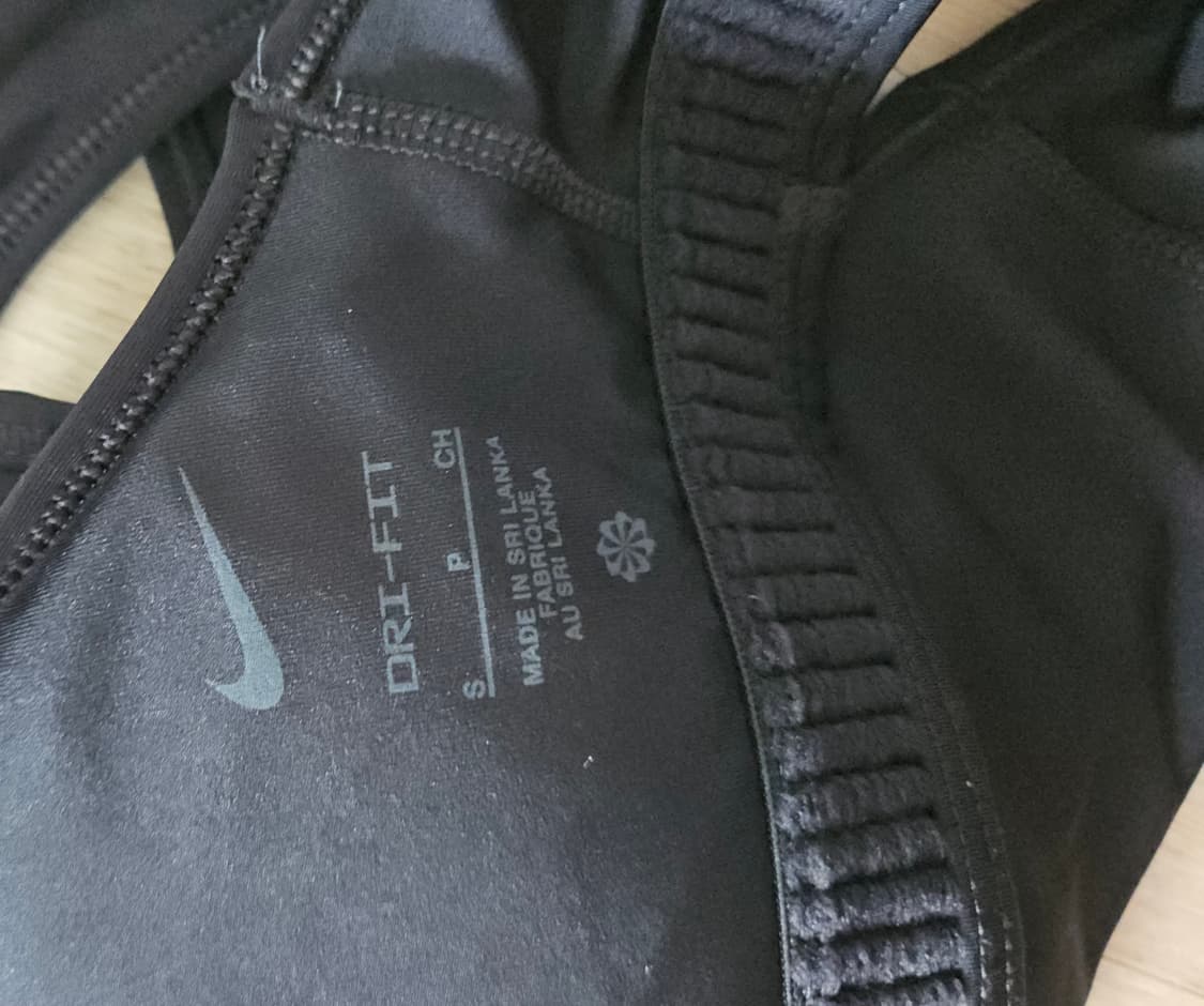 S 나이키 스포츠브라 브라탑 블랙 상품이미지3