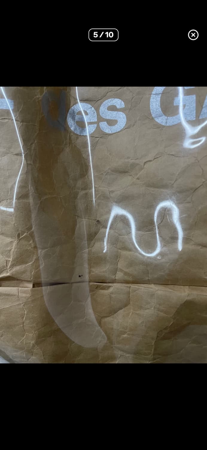 꼼데가르송 PVC 페이퍼 쇼퍼백 상품이미지4