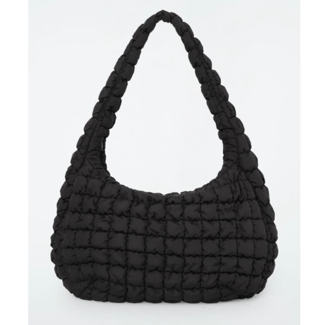 코스 퀄티드 오버사이즈 구름백 블랙 상품이미지1