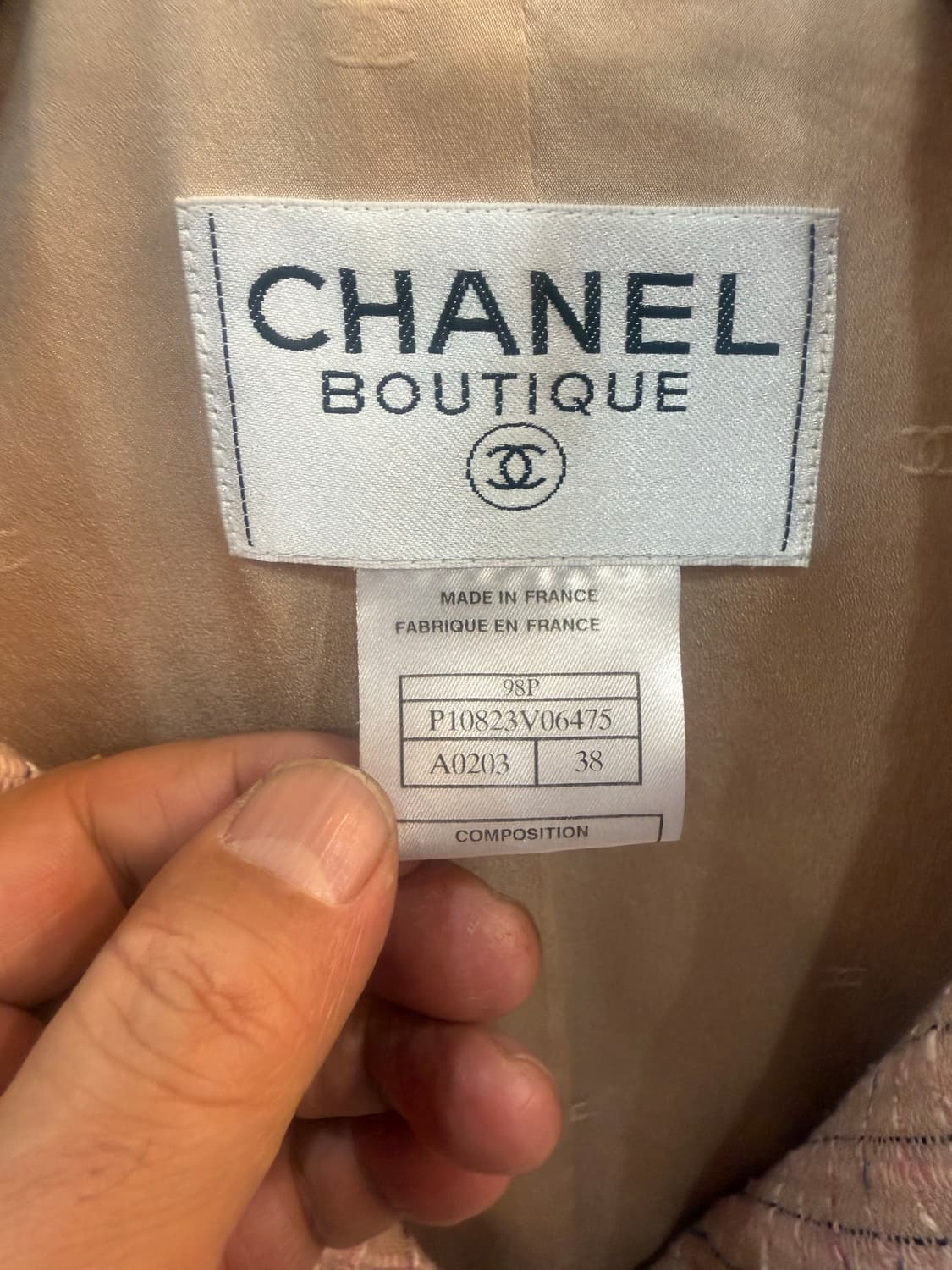 38/55 정품 샤넬 트윗트 자켓 팝니다 상품이미지2