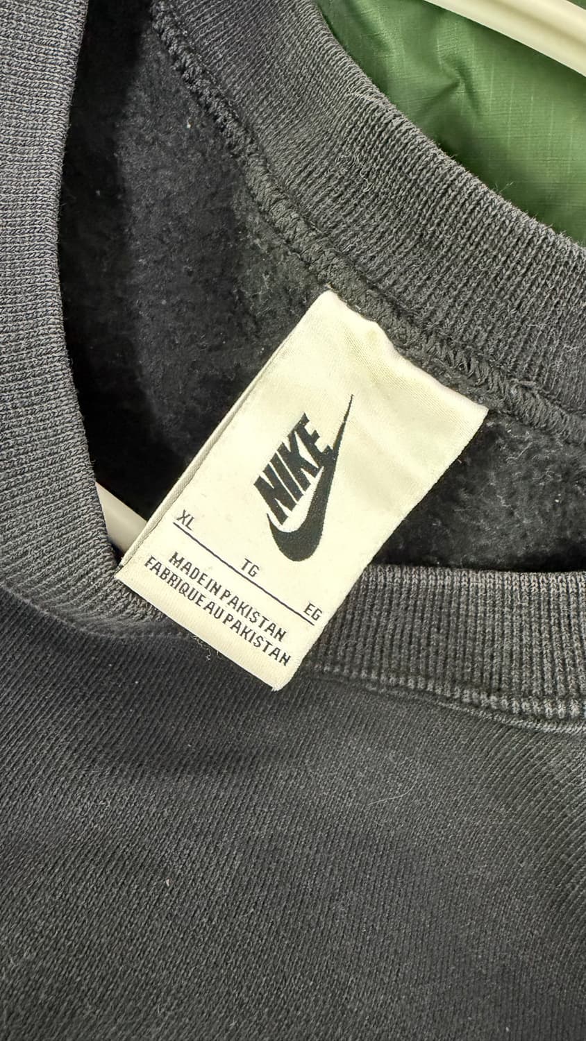 나이키 NRG 솔로 스우시 크루 플리스 블랙 색상 맨투맨 XL  상품이미지6