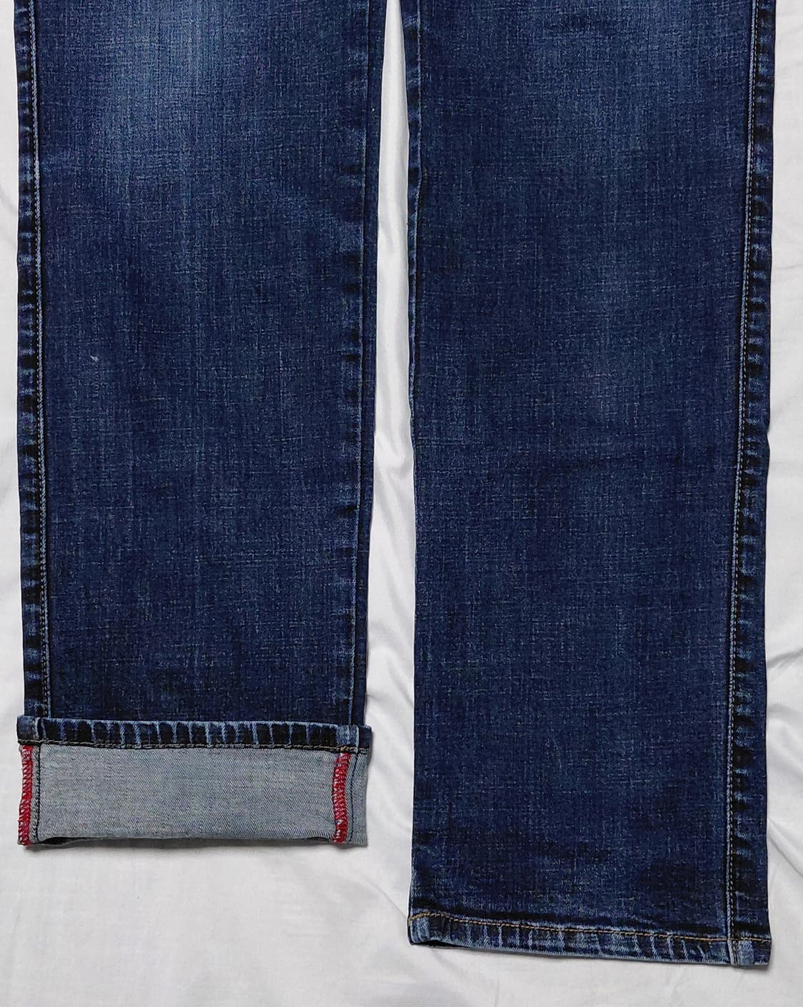 [FUBU/33] 푸부 다크 인디고 슬림 스트레이트 데님 (스판 함유) 상품이미지3