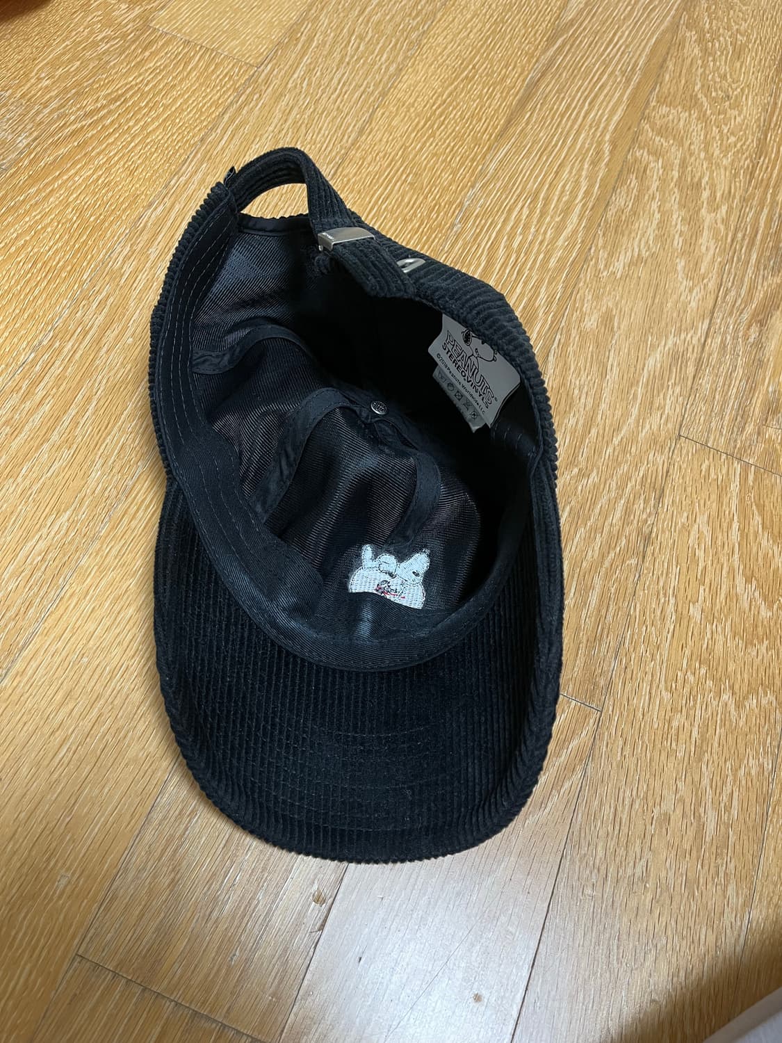 스테레오바이널즈 피너츠 스누피 콜라보 코듀로이 볼캡 모자 상품이미지8