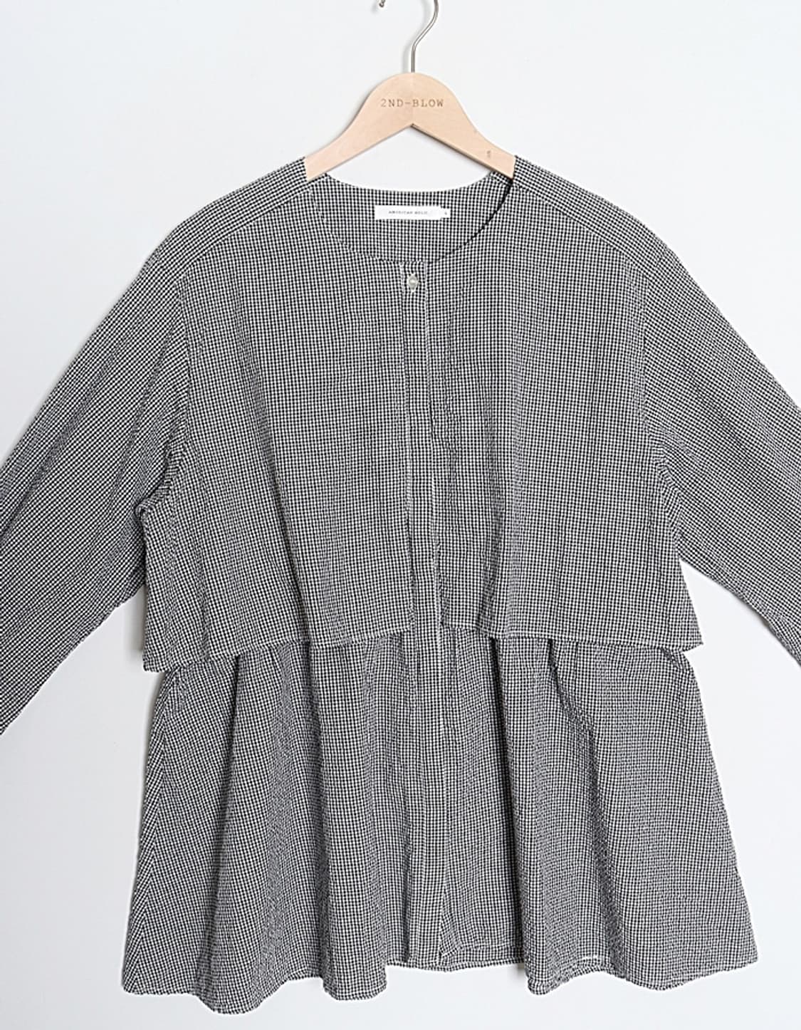 AMERICAN HOLIC Seersucker Blouse 상품이미지2