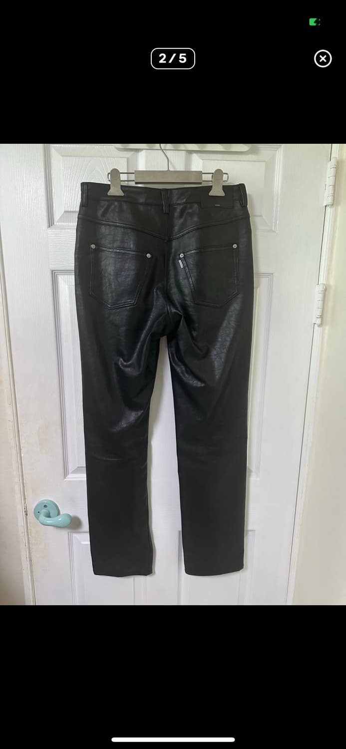 34)준태킴 코르셋 레더팬츠 상품이미지2