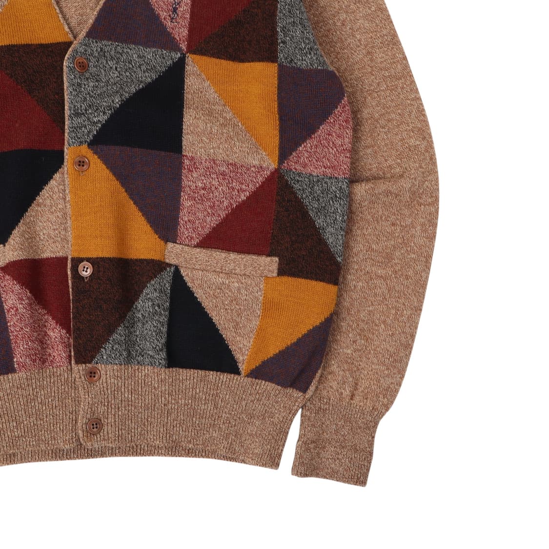 입생로랑 뿌르 옴므 베이지 패턴 울 가디건 상품이미지4