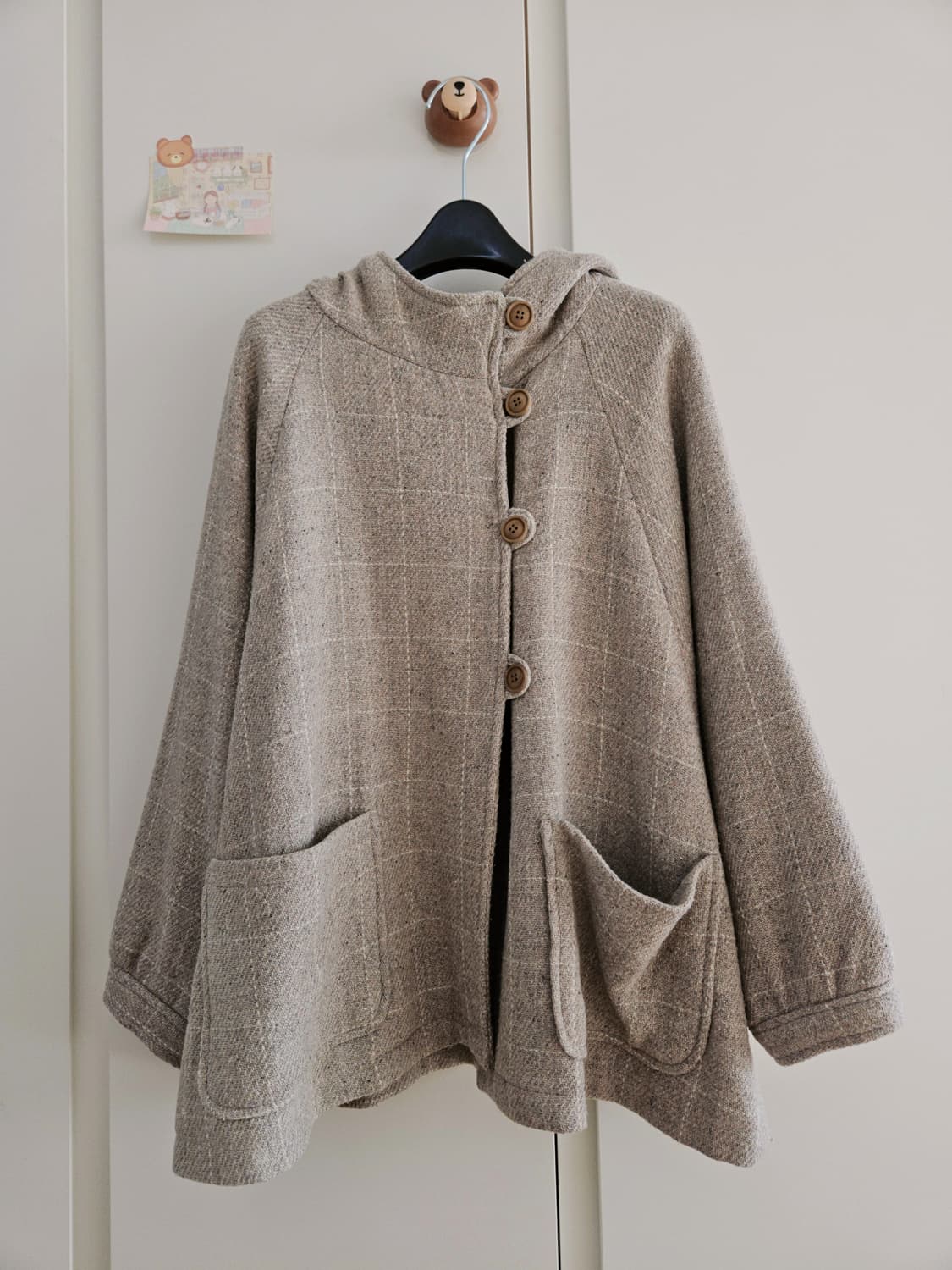 빈티지 사만사모스 sm2 후드코트 판초핏 케이프 상품이미지1