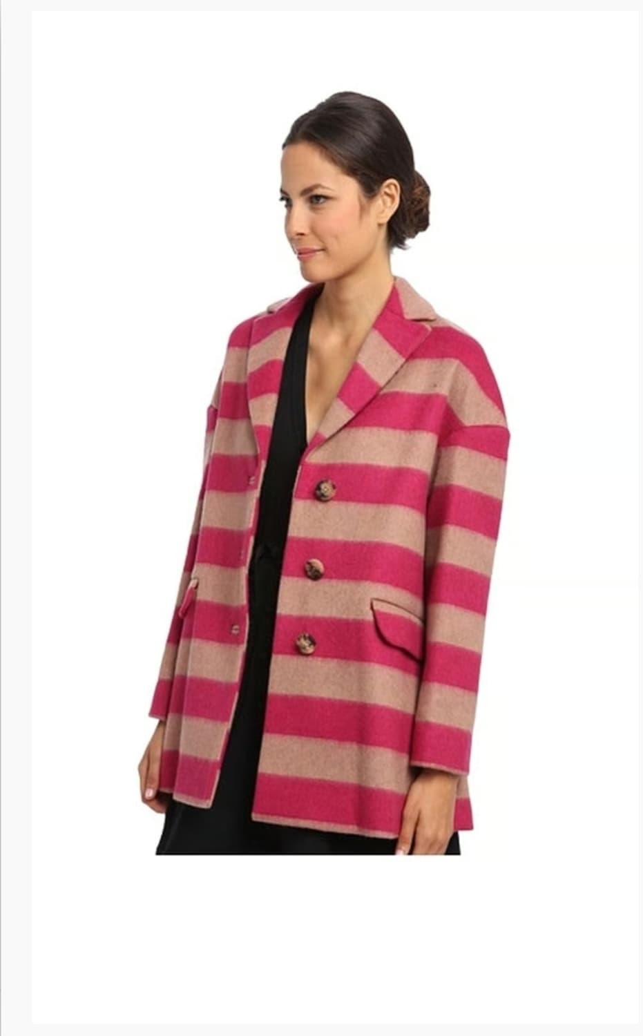 레드발렌티노 핑크 스트라이프 자켓 상품이미지1