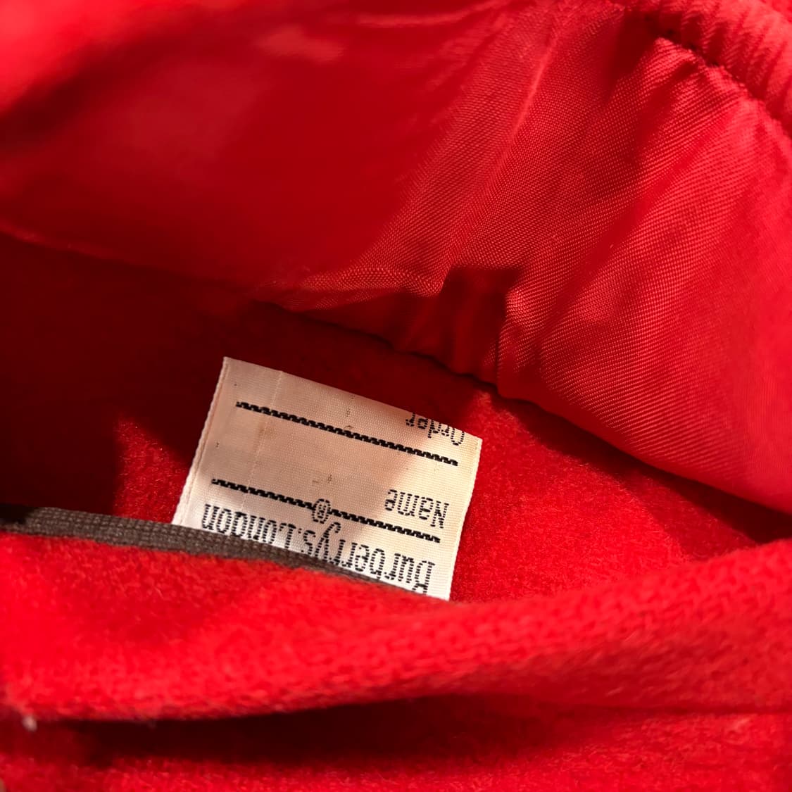 [M] 버버리 글로버울 레드 더플 코트 C923 상품이미지10