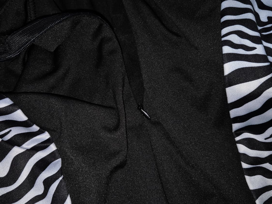 Vintage 05 PUNK zebra crop zip-up 상품이미지2