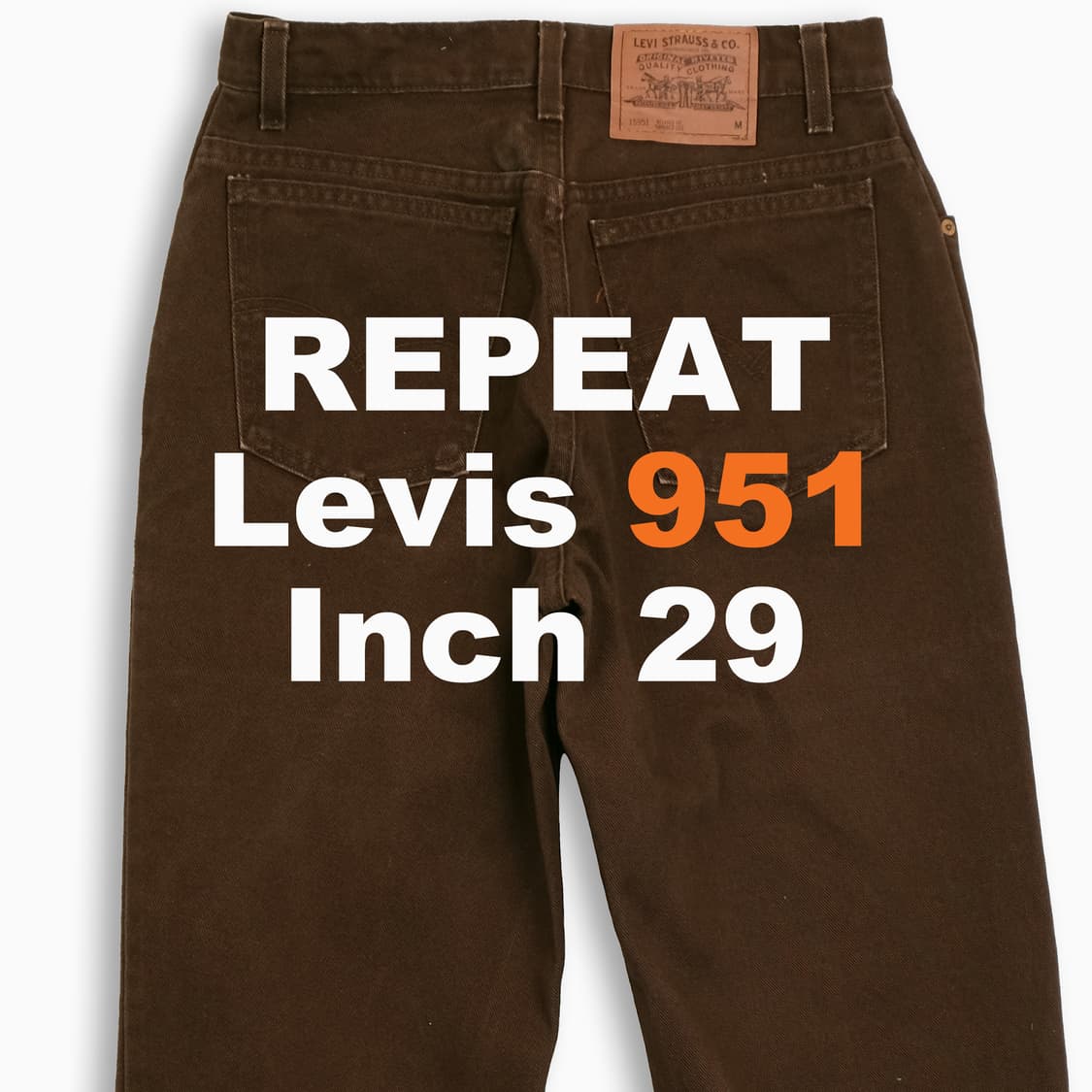 리바이스 951 오렌지탭 90s 29 인치 OR9513001 상품이미지1