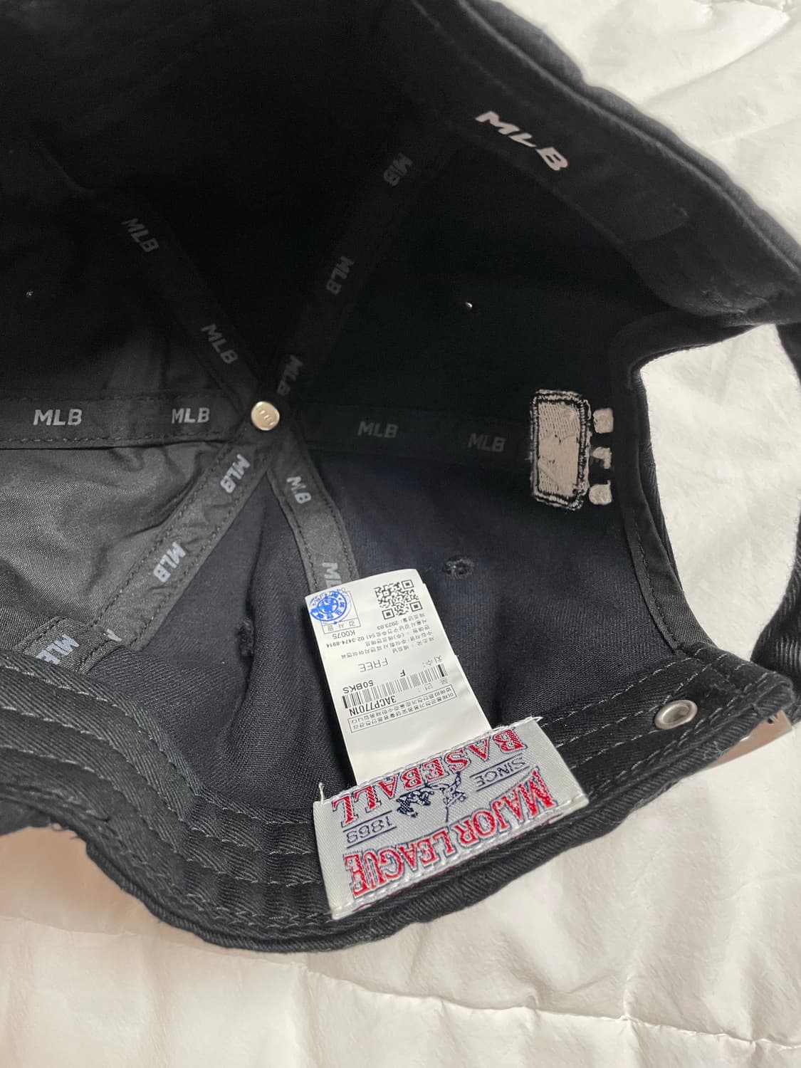 엠엘비 NY 뉴욕 양키스 볼캡 블랙 프리사이즈 상품이미지5