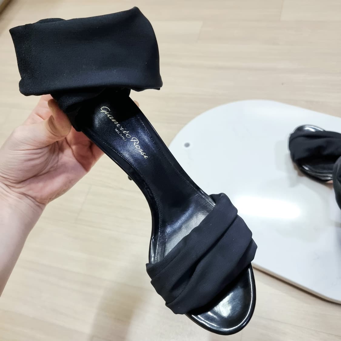 지안비토 로시 오픈토힐 샌들 하이힐 (20분착/비브람완) 245/표기38 상품이미지6