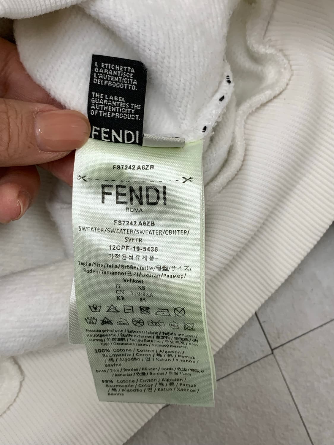 펜디 FF 패턴 후드티#788 상품이미지3