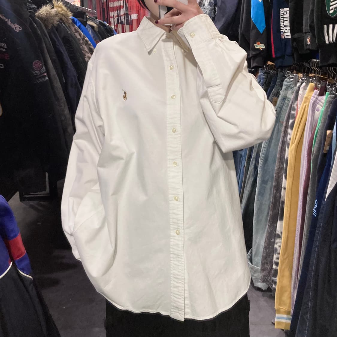 [IM]폴로 랄프로렌 멀티 포니 화이트셔츠 상품이미지5