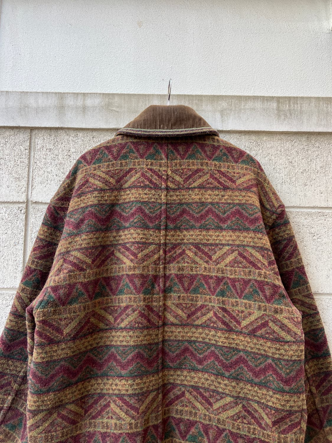 90s MISSONI SPORT AZTEC WOOL 미쏘니스포츠울자켓 상품이미지7