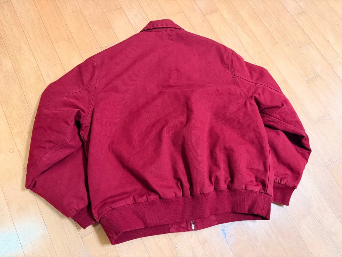 [웍스아웃 정품] 칼하트 WIP 스탠튼 자켓 스칼렛 스톤 워시드 (M) 상품이미지3