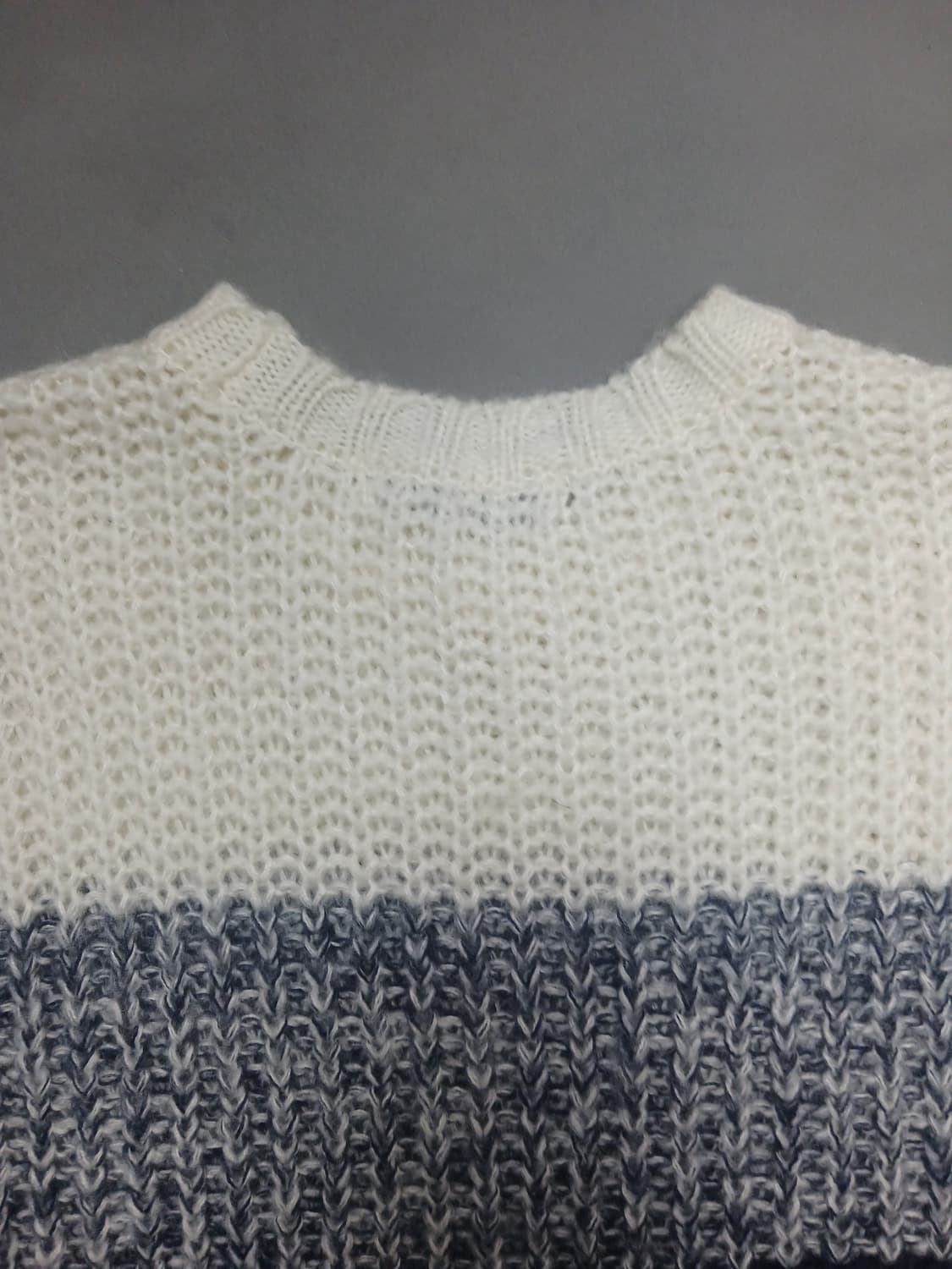 [L] 센트바이런던 스트라이프 컬러 블럭 니트 스웨터 상품이미지7