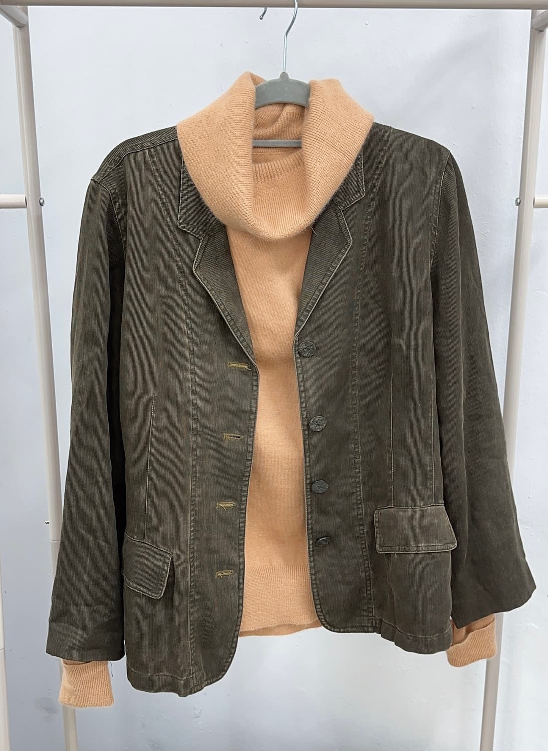 🍄‍🟫하구미의 가을 그런지 코디세트 🍄‍🟫 자켓 니트 오리엔탈 상품이미지5