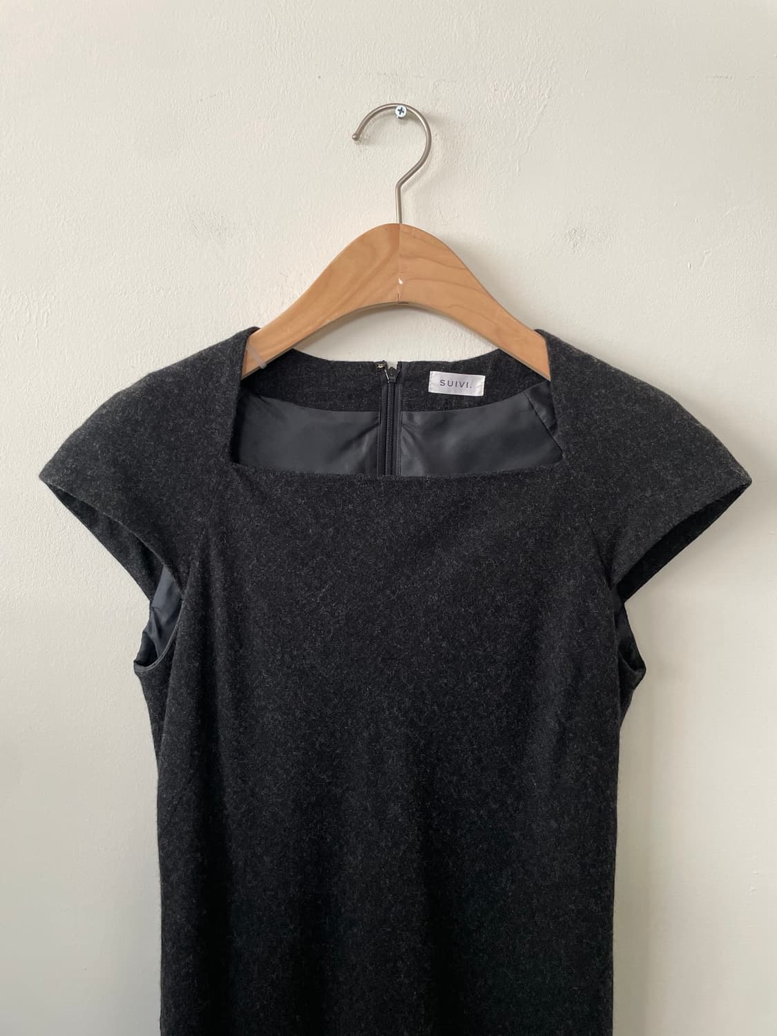 vintage cap sleeve wool dress 상품이미지2