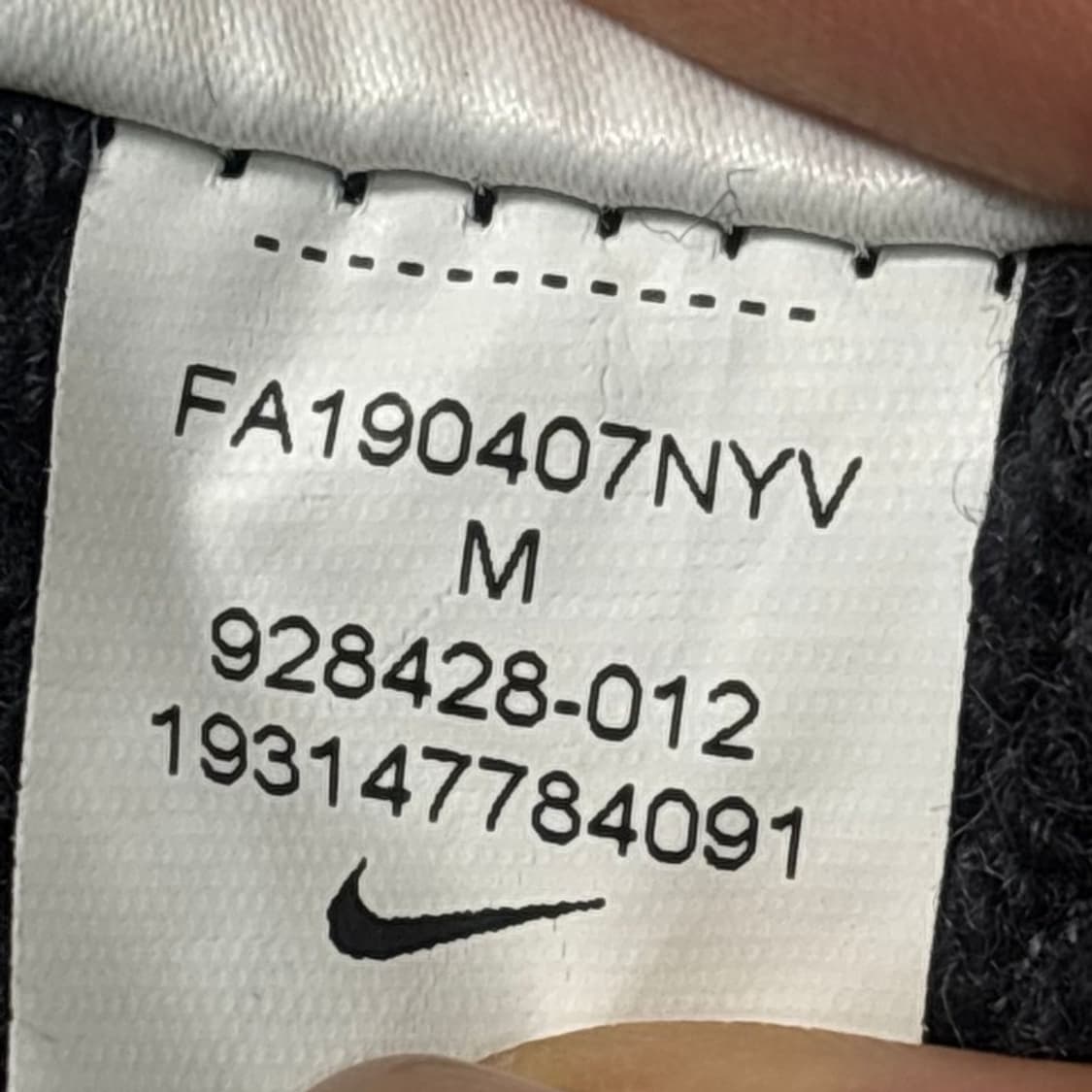 NIKE 미드 스우시 헤리티지 맨투맨 차콜 M 상품이미지7