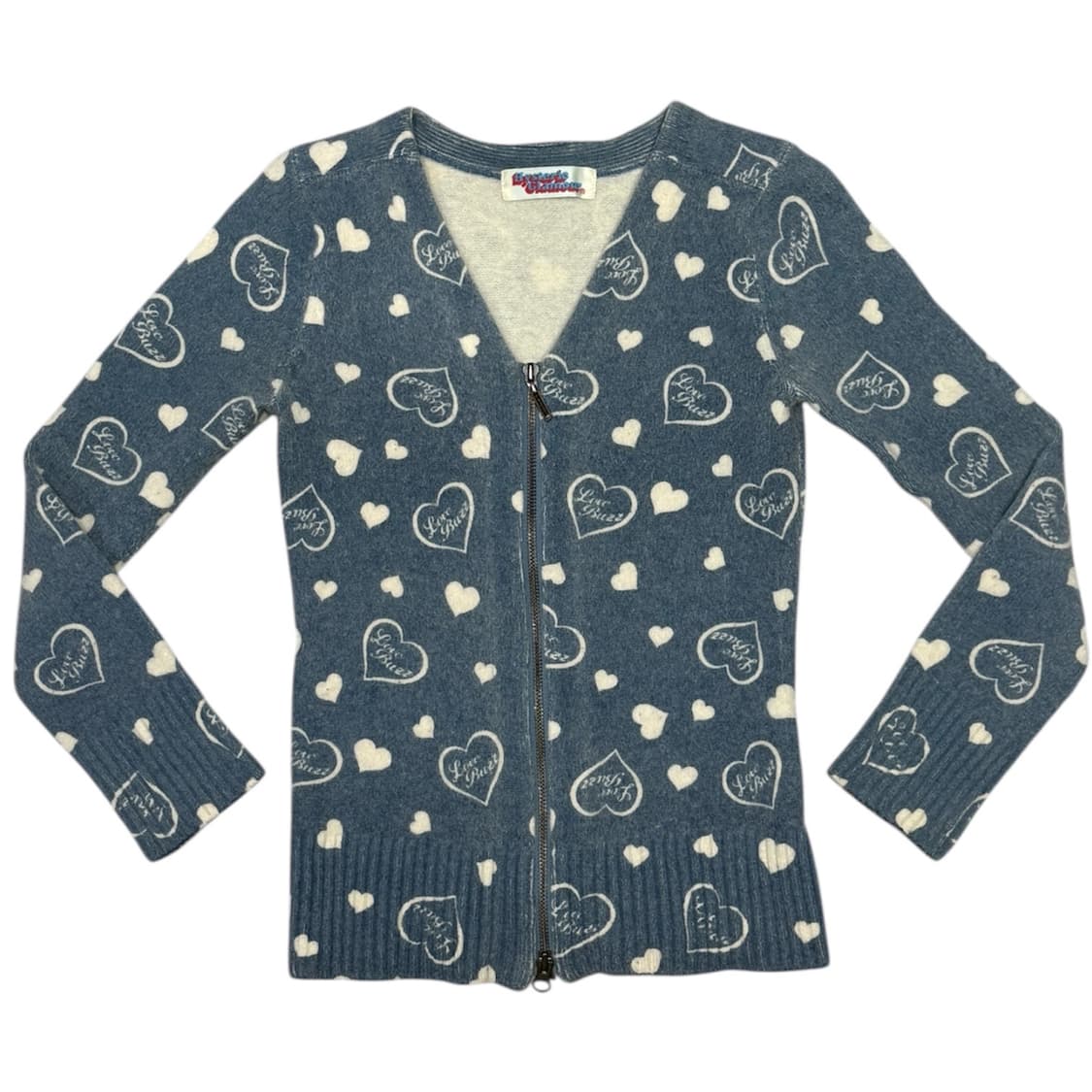 히스테릭 글래머 아카이브 하트패턴 울 100% 가디건 자켓 상품이미지1