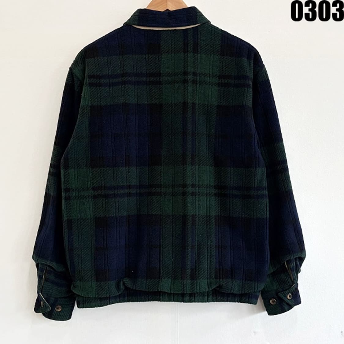 폴로 골프 체크 집업 자켓 S 실측 L 0303 상품이미지9