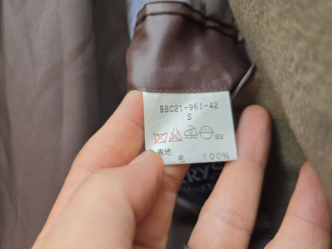 90s 버버리 발마칸 하프코트 캐시미어 혼방 상품이미지7