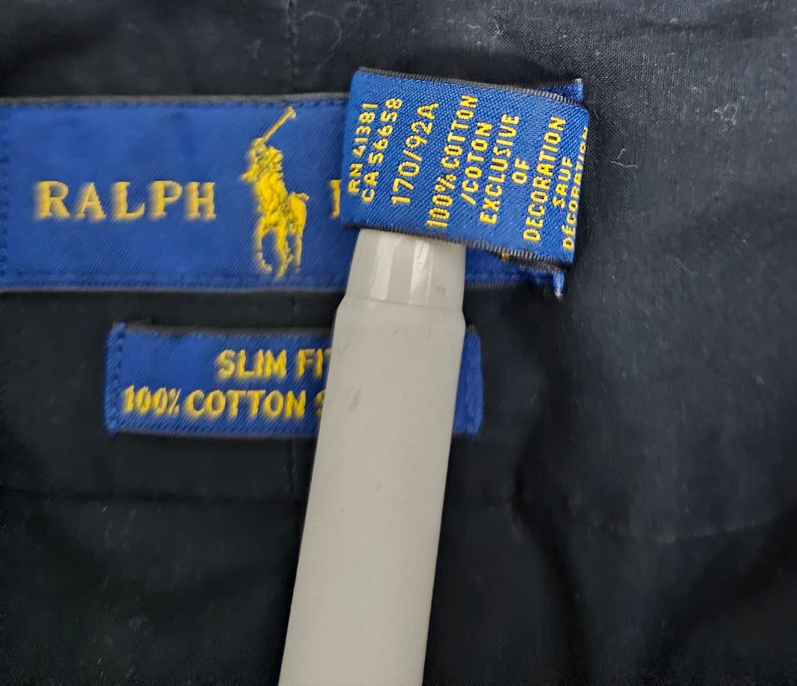 폴로 랄프로렌 블랙 셔츠 핑크 포니 S 상품이미지4