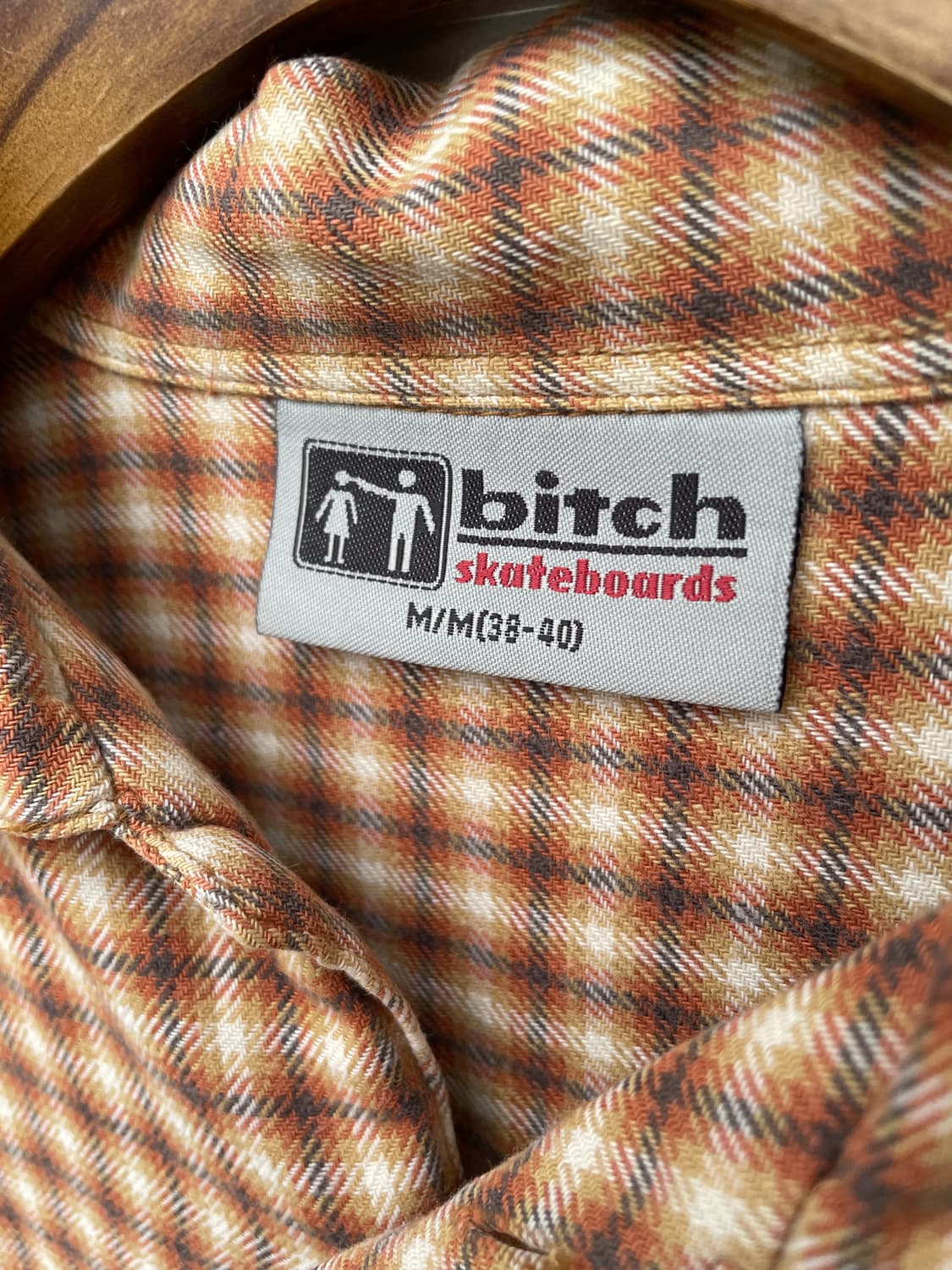 90-00s Bitch Flannel Check Shirt 상품이미지5
