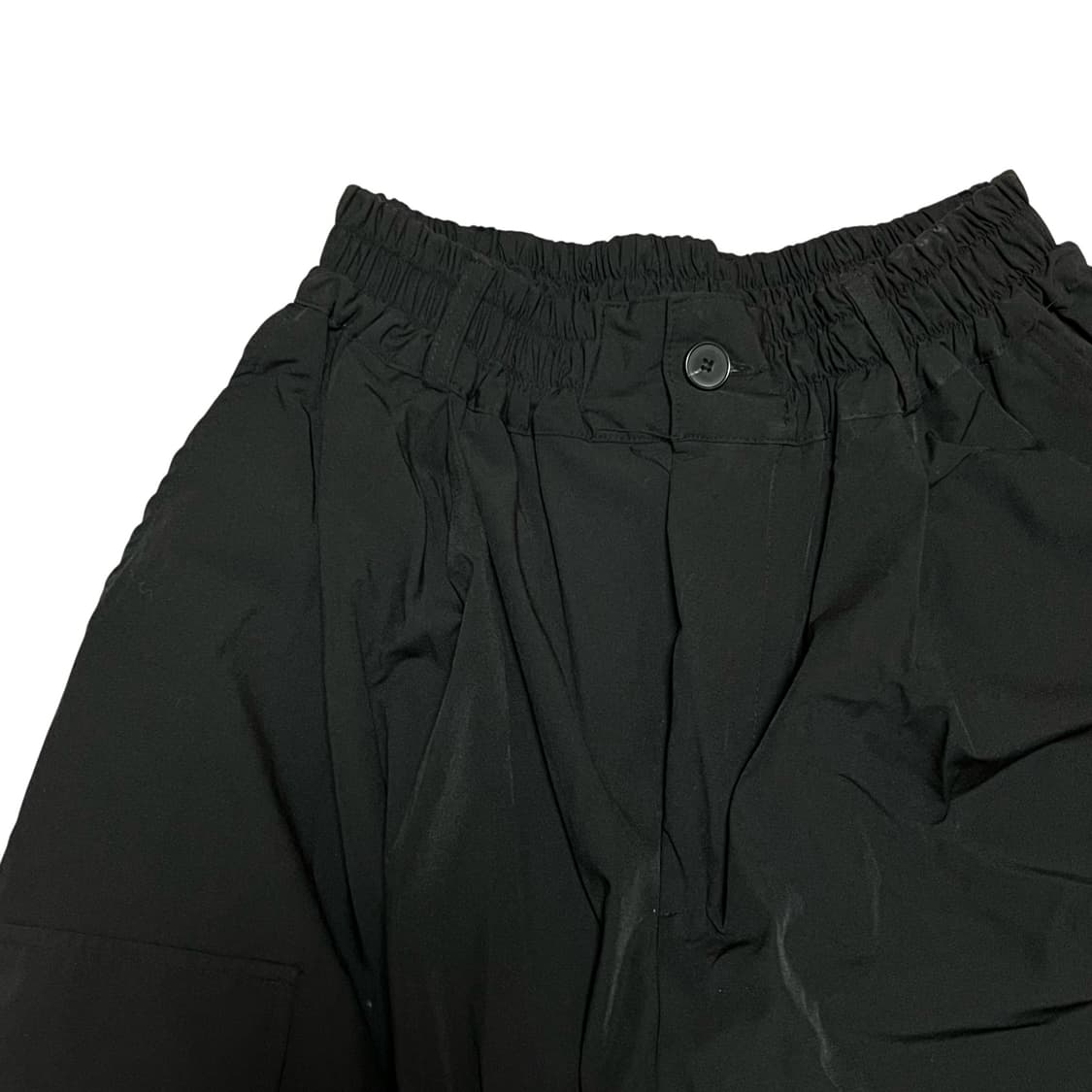 Nylon cargo banding pants_black 상품이미지3