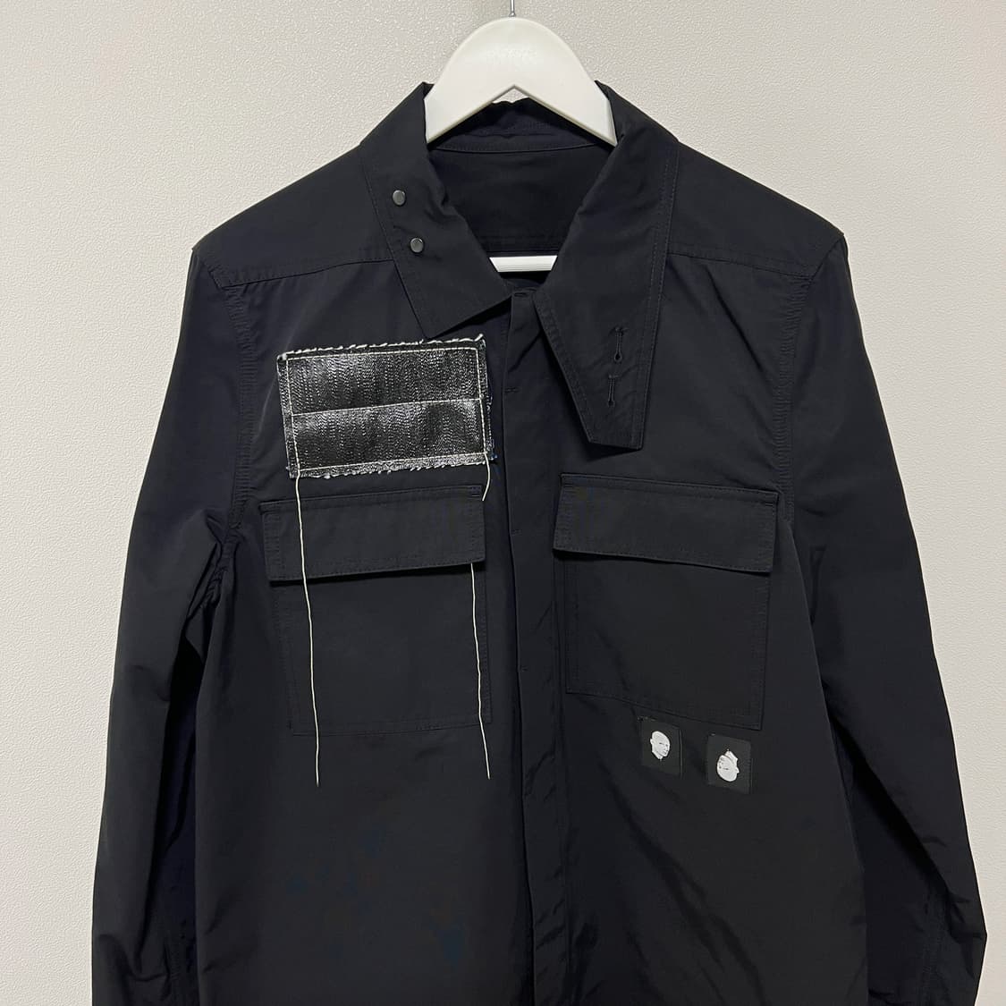 릭오웬스 18FW 다크쉐도우 패치 필드 셔츠 자켓 블랙 상품이미지6