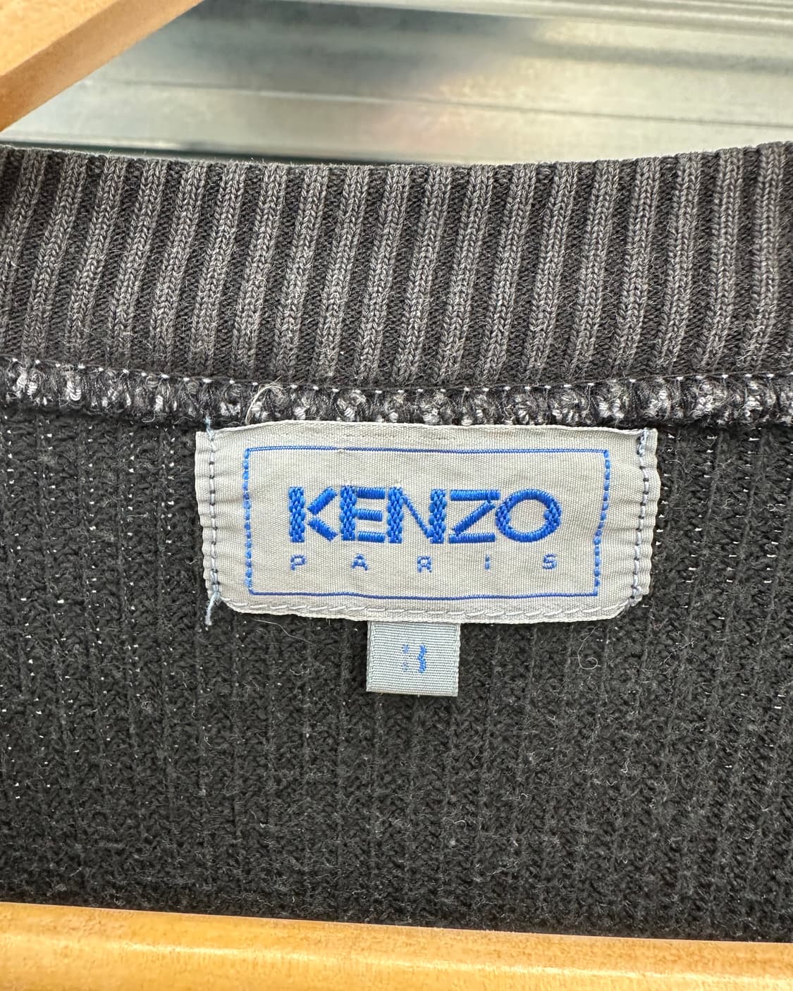 (M)90'S KENZO 골지 맨투맨-M1179 상품이미지4