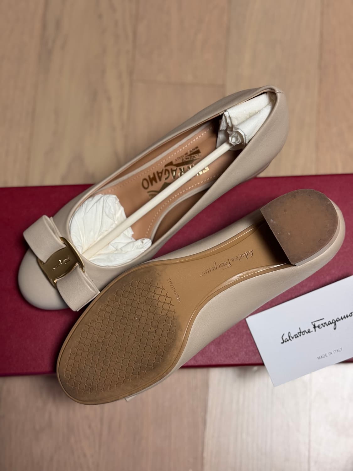 페라가모 바라 펌프스 구두 힐 5d(실 225) 상품이미지2