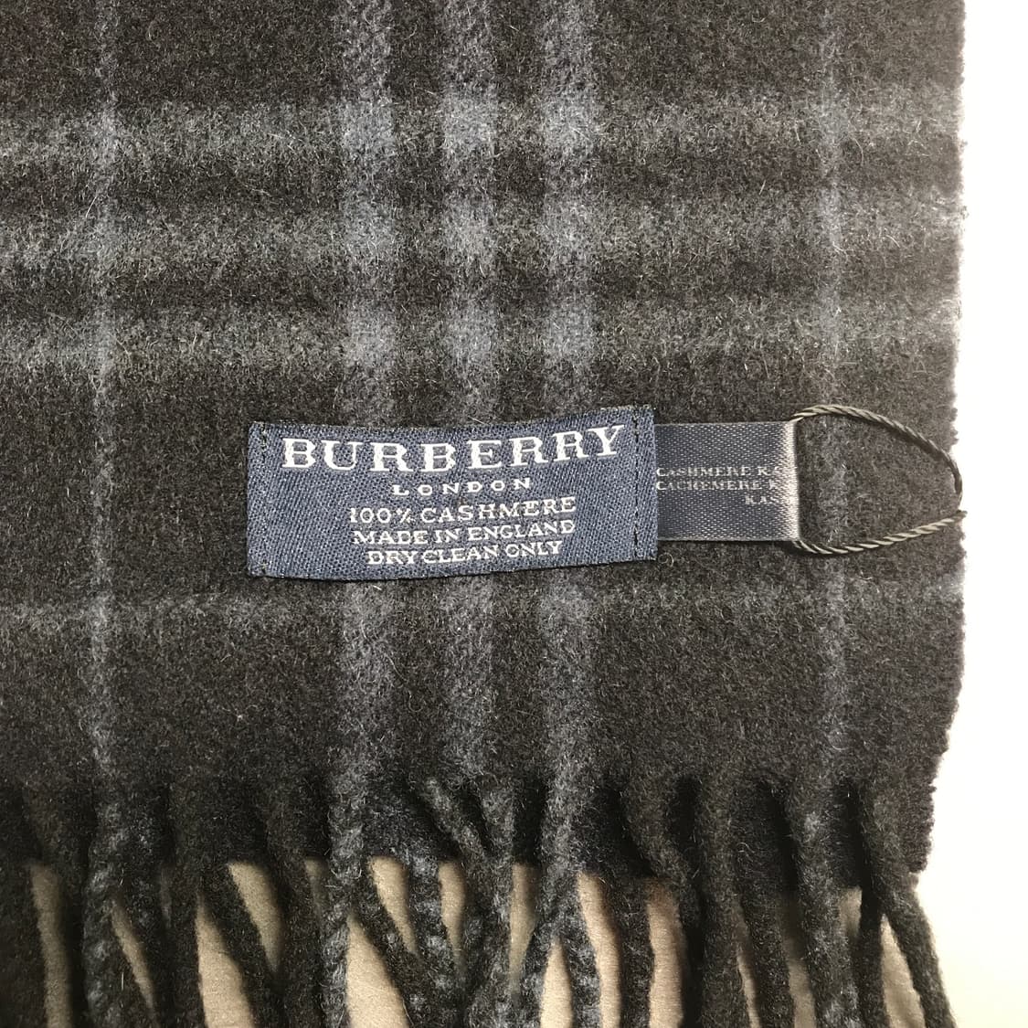 버버리 정품 캐시미어 머플러 네이비 상품이미지3