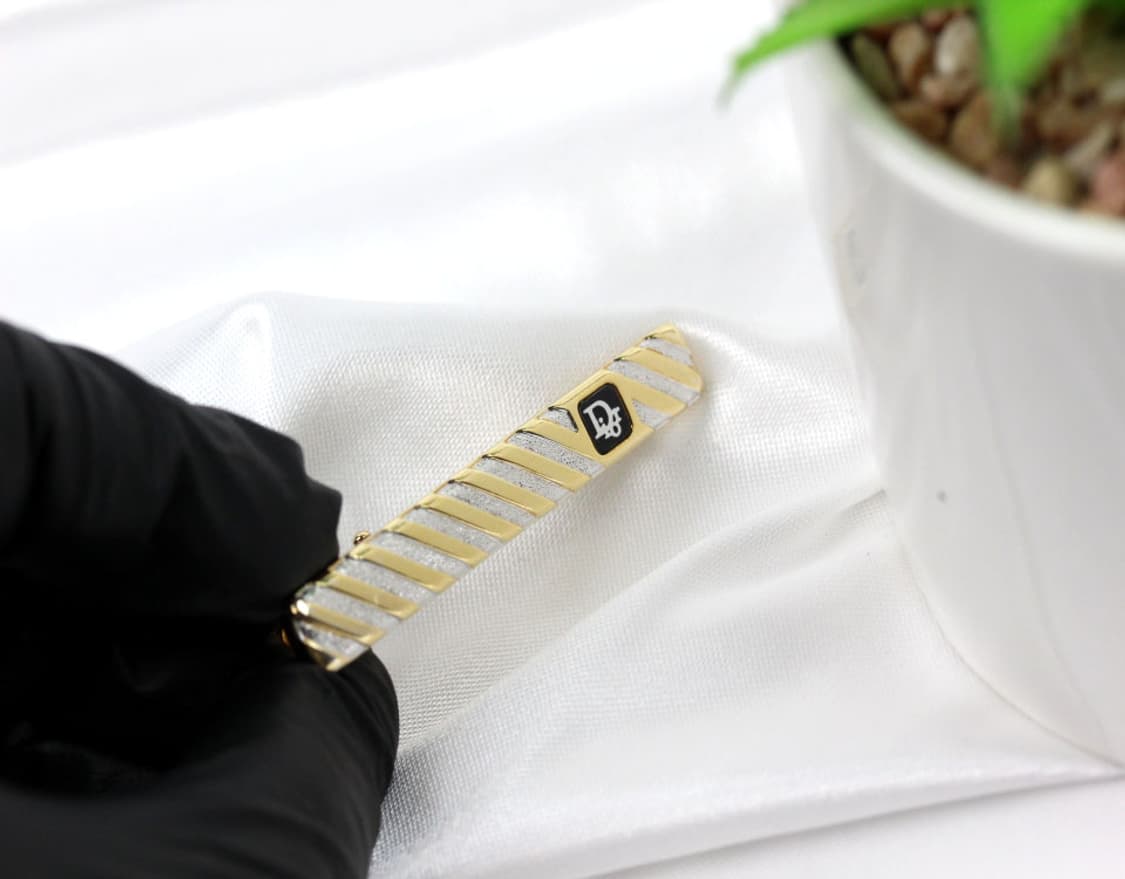 디올 B+등급 5cm 남자 명품 넥타이핀 빈티지 상품이미지4