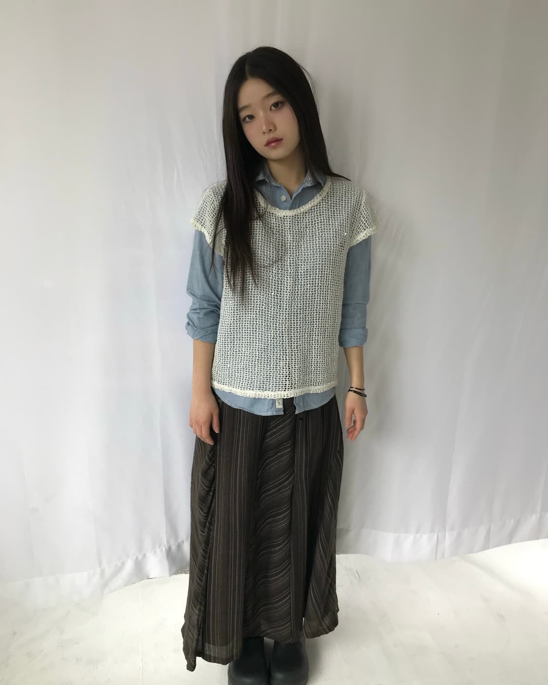 스파클 망사 니트  상품이미지1