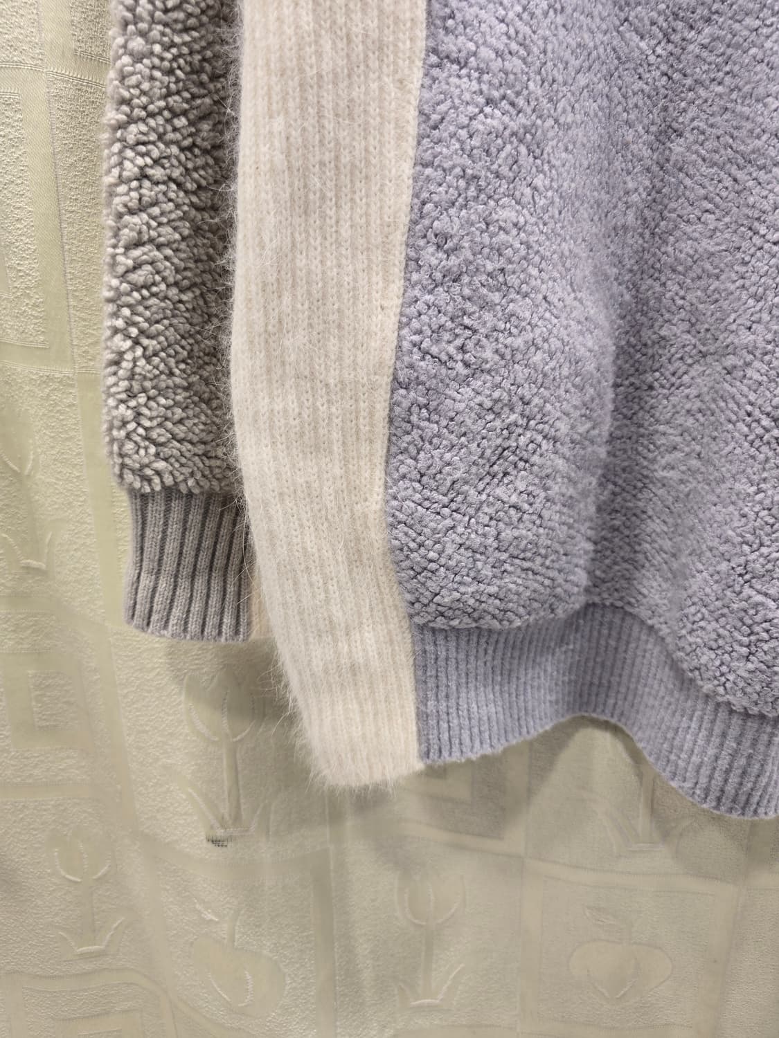 시슬리 앙고라 부클 니트 가디건 프리사이즈  상품이미지8