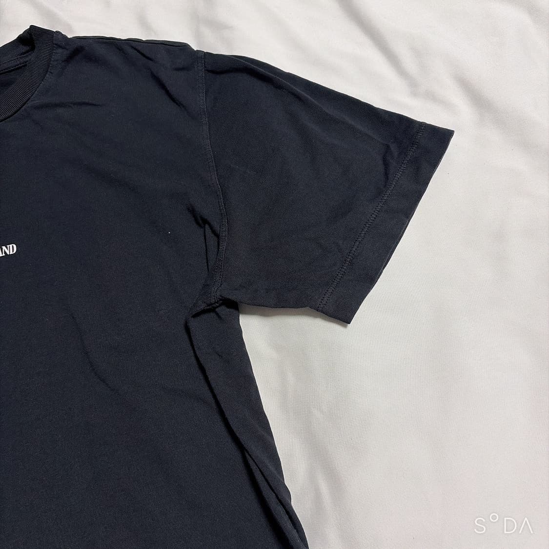 스톤아일랜드 주니어 블랙 반팔 티셔츠 (정) 상품이미지7