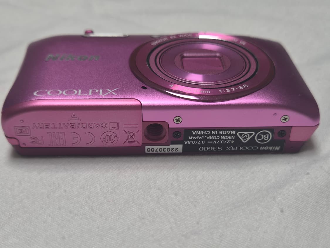 니콘 쿨픽스 S3600 핑크 / coolpix S3600 상품이미지8