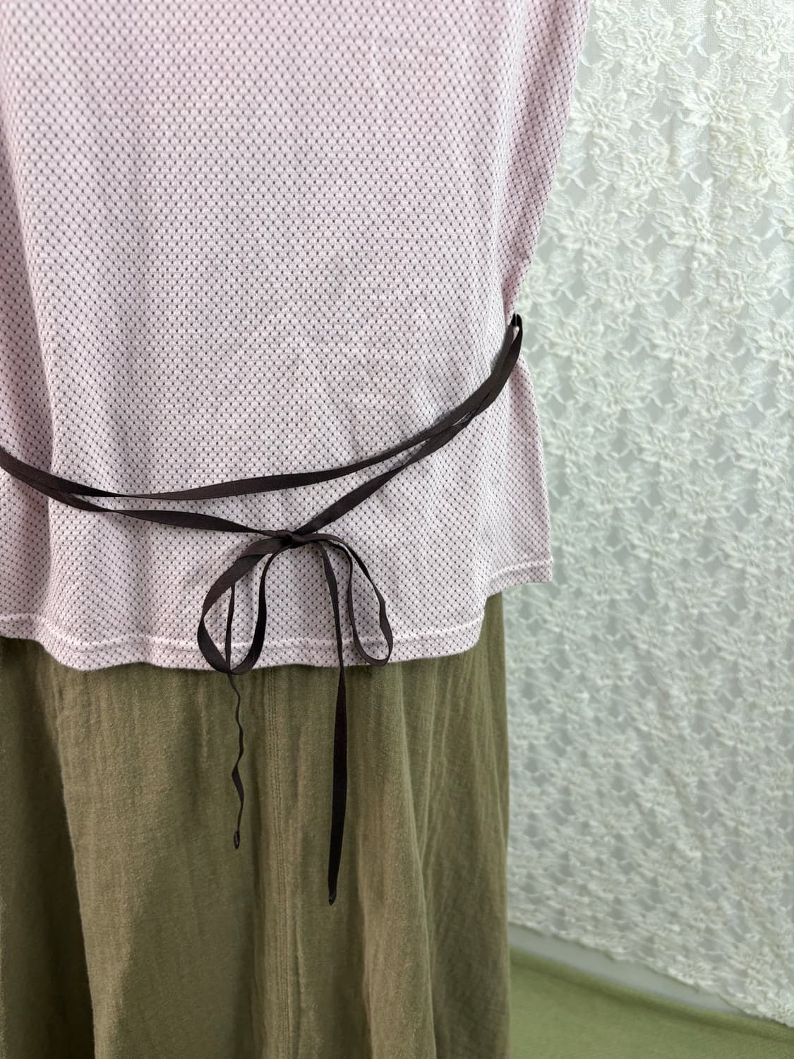 핑크 도트 블라우스 상품이미지8