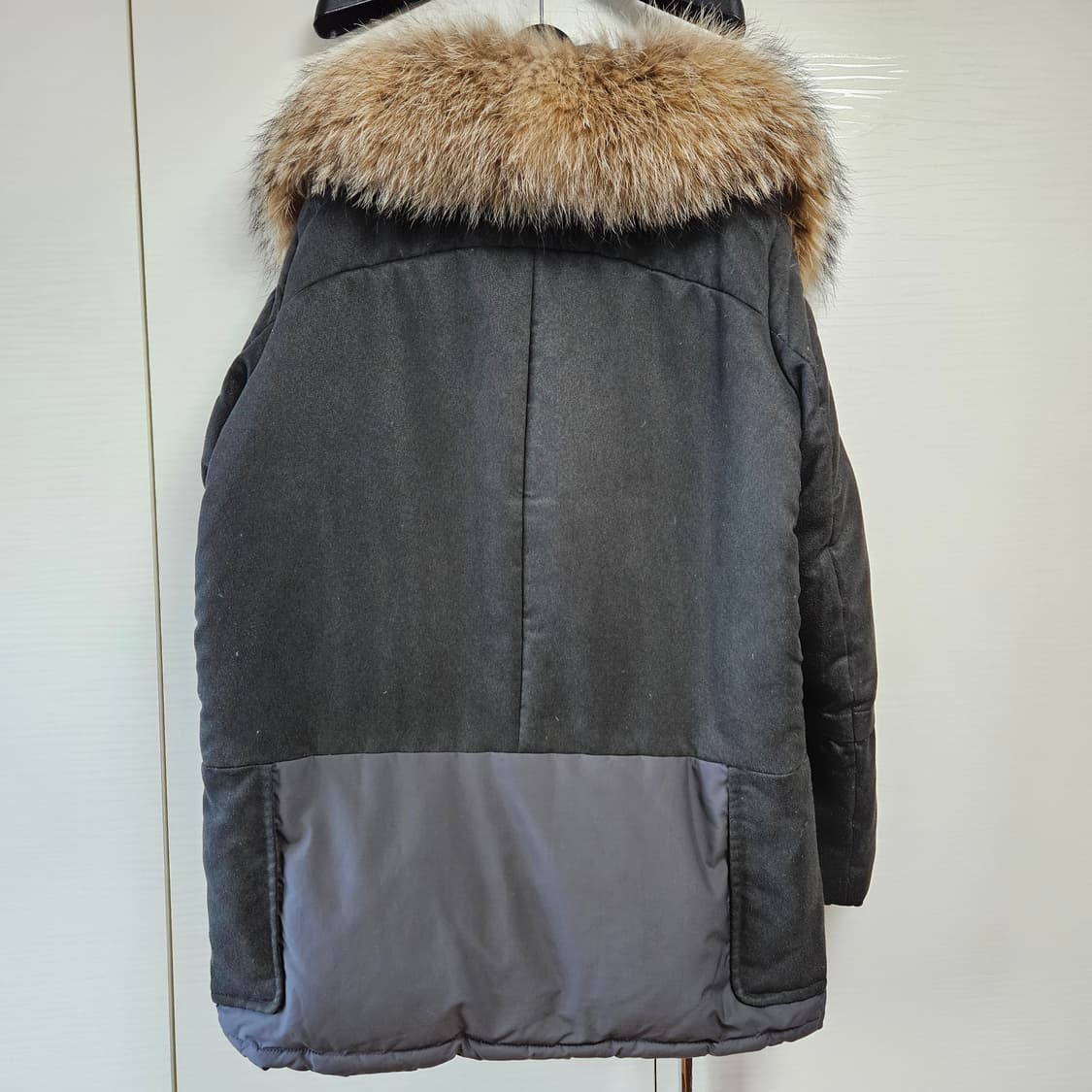 한섬 시스템 오리털패딩 66 너구리털 상품이미지1