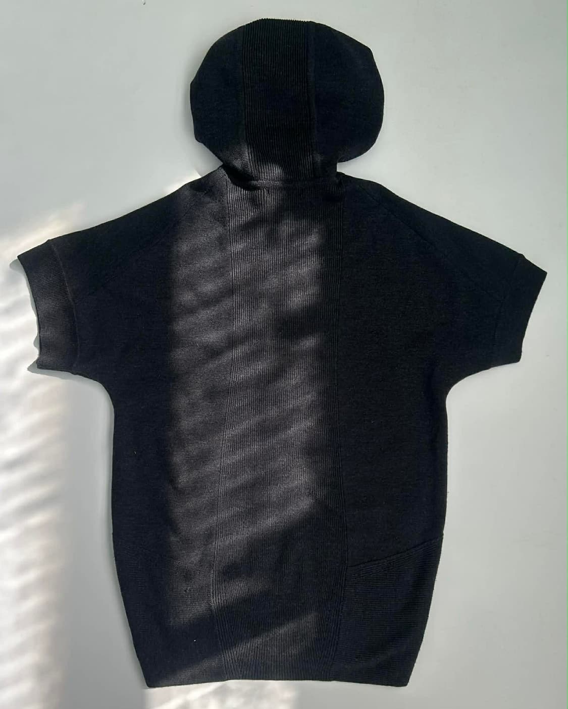 [90] 시스템 한섬 울 케이프 니트 가디건 후드 집업 자켓 상품이미지2