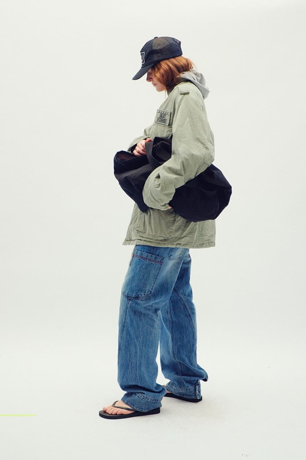 ERTR / side pocket 카고 데님 팬츠 상품이미지6