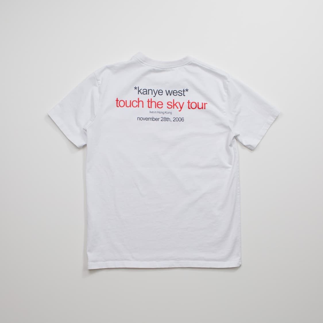 06 칸예 웨스트 x 프라그먼트 x CLOT 홍콩 투어 정식 티셔츠 상품이미지4