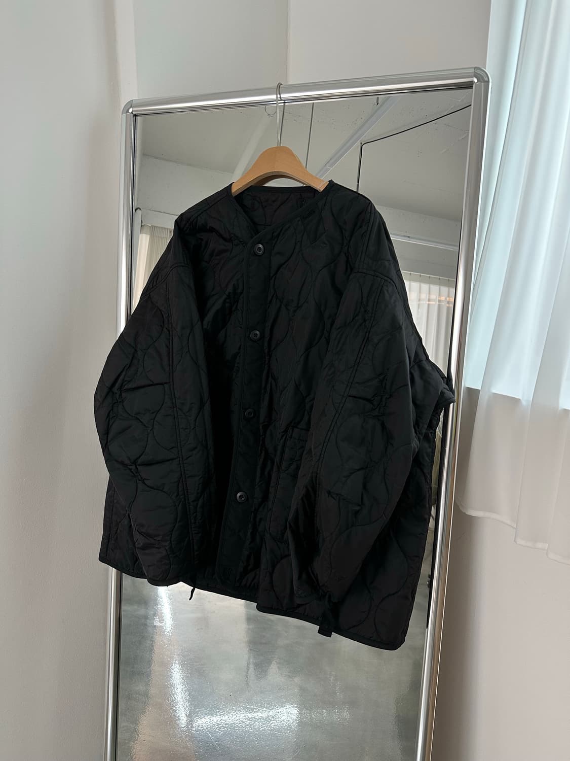 빔즈 M-65 개파카 피쉬테일 야상 모즈코트 라이너 내피 퀼팅 자켓 상품이미지5