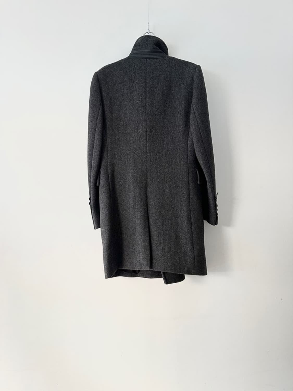 SYSTEM double high neck coat / grey 상품이미지5